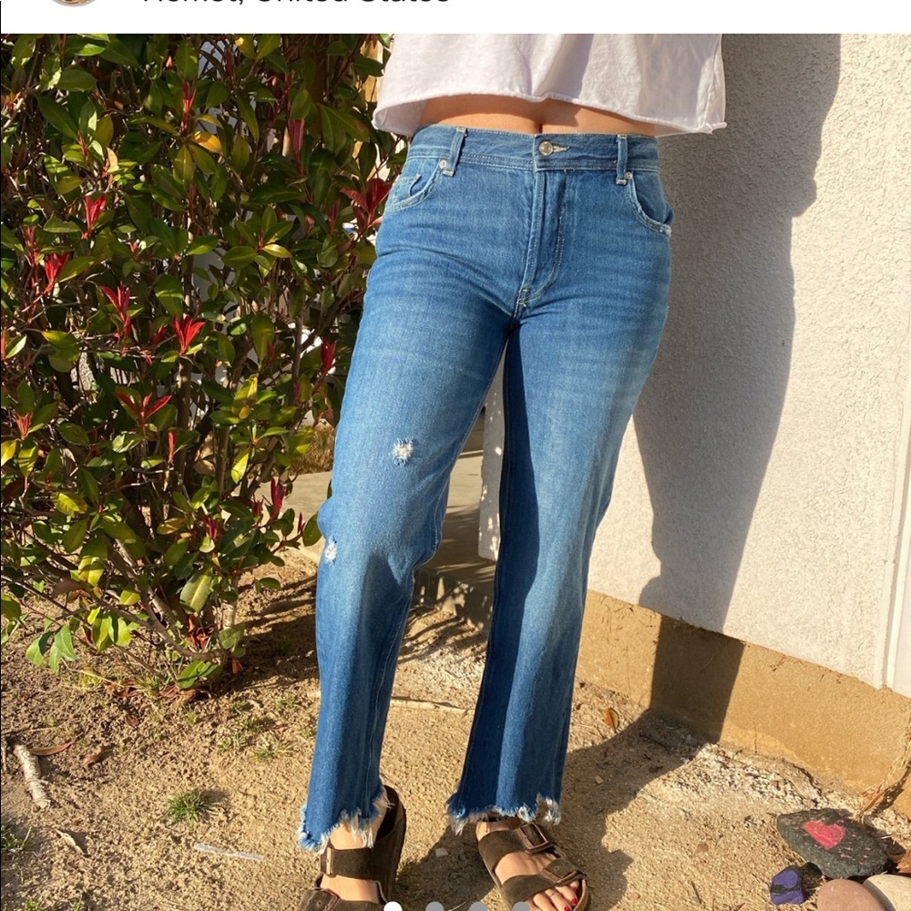 Y2K Mid Rise straight leg jeans